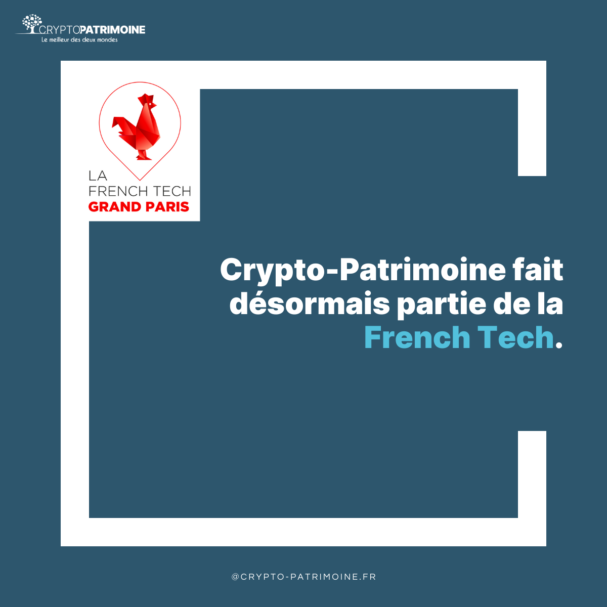 Crypto Patrimoine rejoint la French Tech !